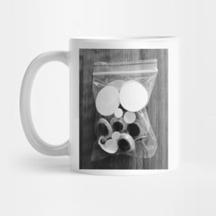 Googly Eyes Challenge Supply Bag Mug